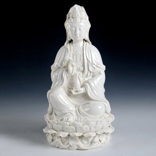 INPHIC-佛像 蓮花觀音菩薩佛像擺設件 德化陶瓷工藝品觀音佛像