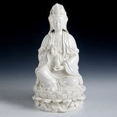 INPHIC-佛像 蓮花觀音菩薩佛像擺設件 德化陶瓷工藝品觀音佛像