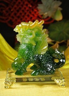 INPHIC-開運 鎮宅麒麟擺件單只 家居裝飾品擺設 避煞招財工藝品 催官