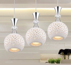 INPHIC-LED吊燈現代簡約白色陶瓷浪漫臥室吊頂樓梯燈雕花餐廳燈具燈飾-IAJH001104A