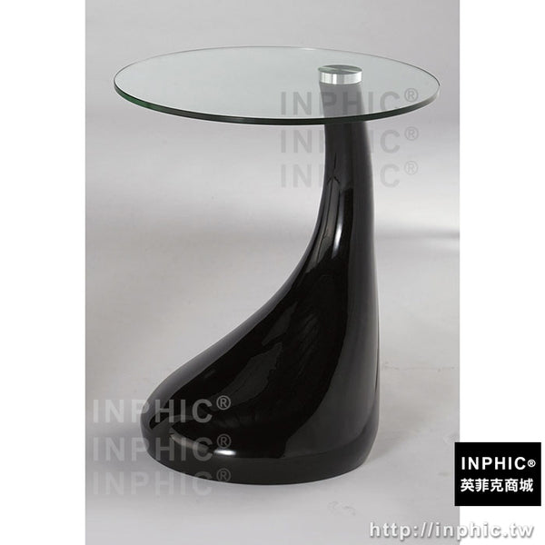 INPHIC-阿奇爾玻璃紅色小圓几 小茶几 咖啡桌 書桌 邊桌-IABF004104A