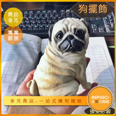 INPHIC-巴哥犬狗擺飾狗雕像-可訂製-IBID00910BA