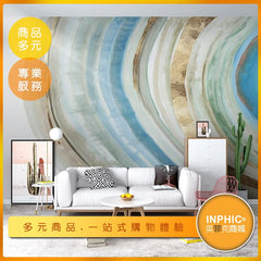 INPHIC-半圓水波紋壁紙 壁貼 背景牆-IBAB00210BA