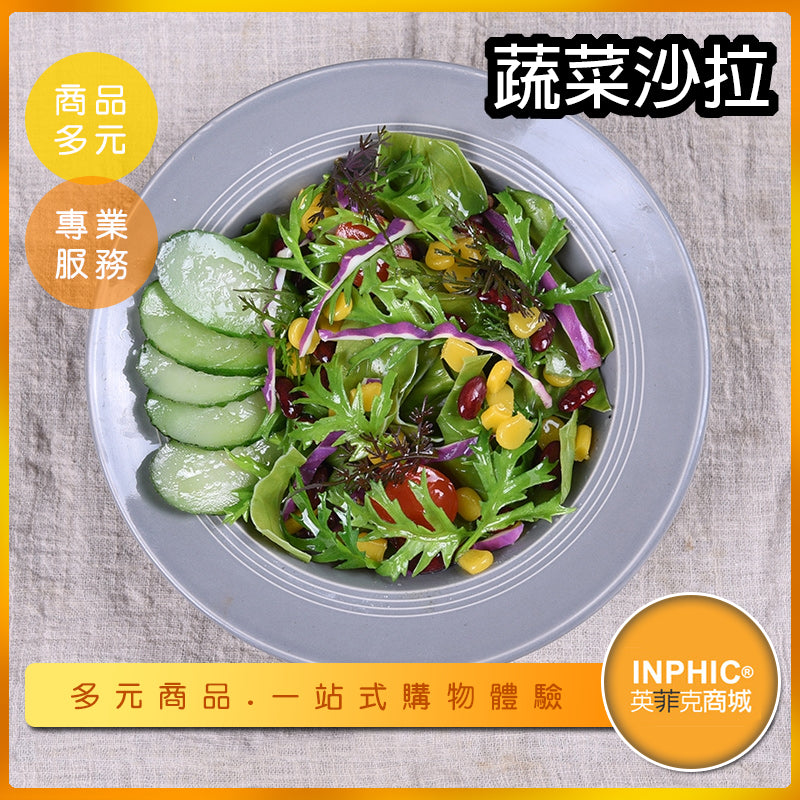 INPHIC-蔬菜沙拉模型 溫沙拉 優格沙拉醬 花椰菜溫沙拉-MFI006104B