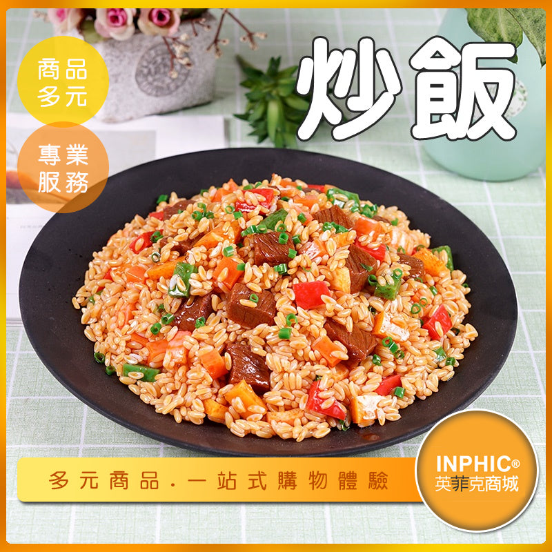 INPHIC-炒飯模型 高麗菜炒飯 肉絲蛋炒飯 蝦仁炒飯 香腸炒飯-MFA153104B